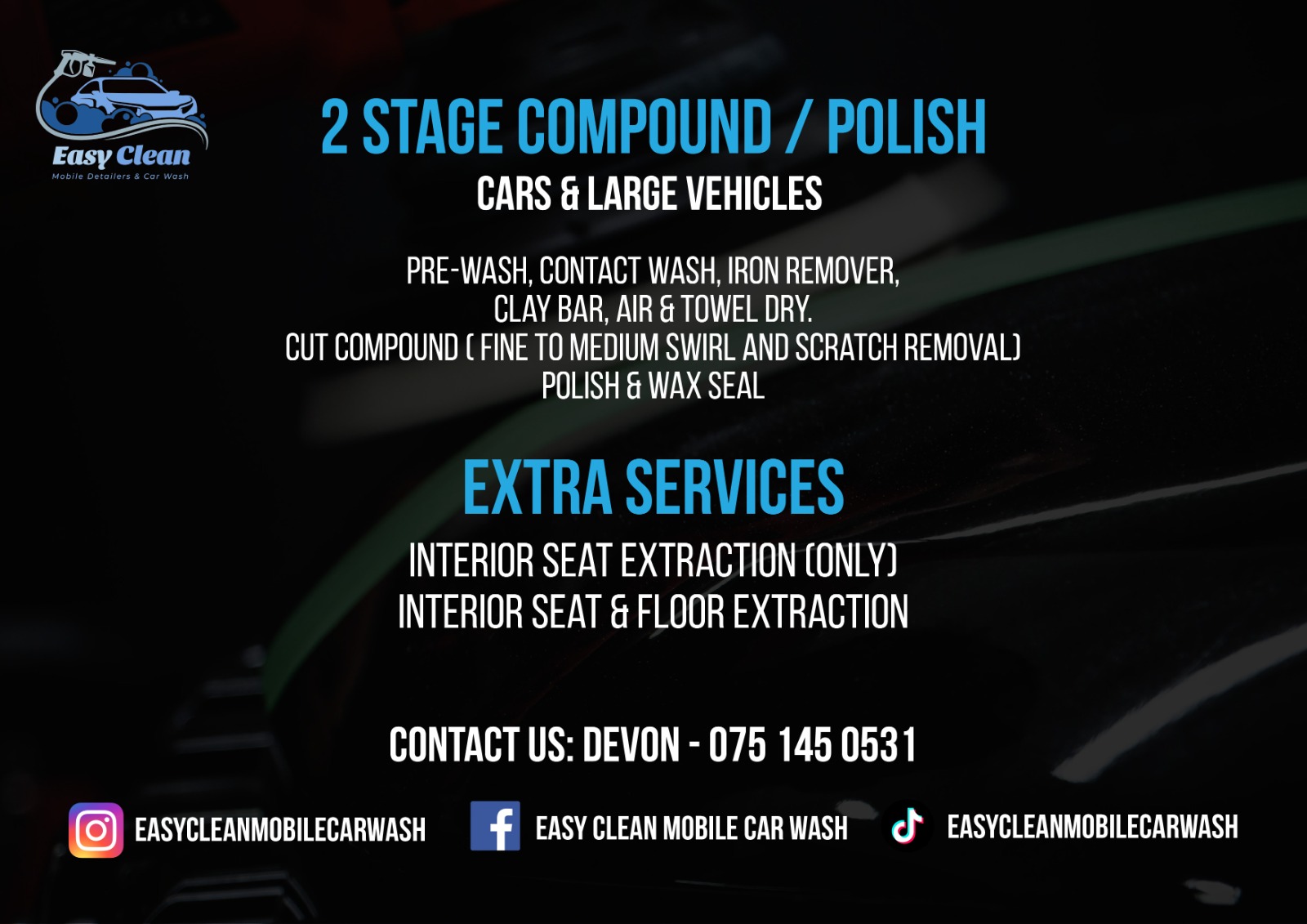 Maintenance Wash
